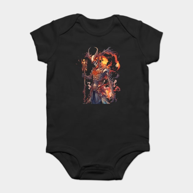 Devil of the Underworld Baby Bodysuit by animegirlnft